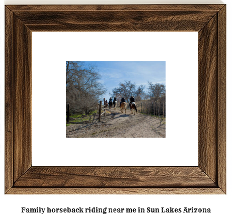 family horseback riding near me in Sun Lakes, Arizona